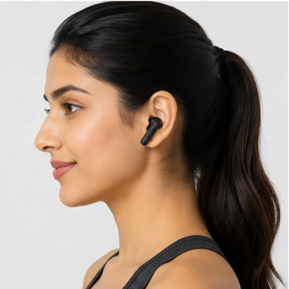 Premium Wireless Bluetooth Earbuds with Charging Case – Black