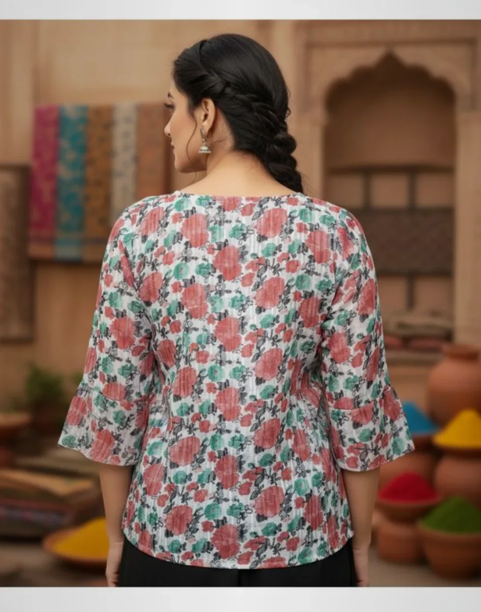 Floral-Printed Top for Women