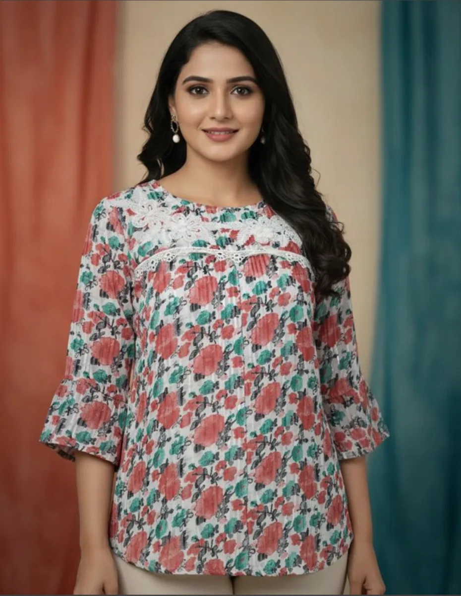 Floral-Printed Top for Women