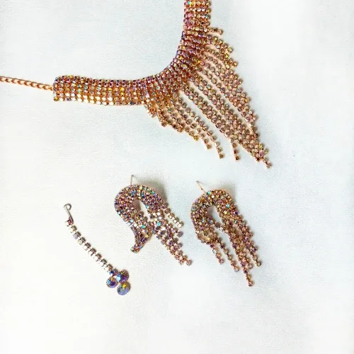 Elegant Necklace and Matching Earrings Set for Women – Wedding & Party Wear Jewellery