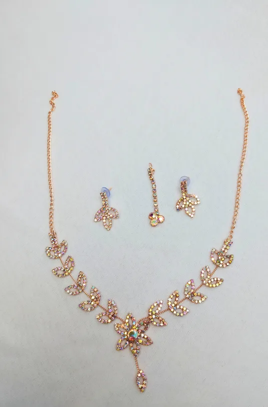 Oxidised Jewellery Set for Women – 1 Necklace with Cute Matching Earrings
