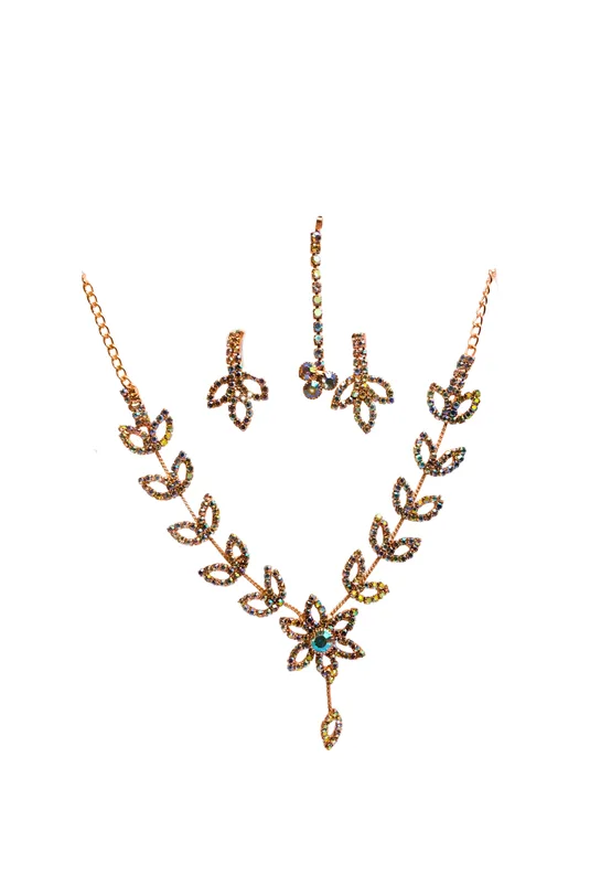 Oxidised Jewellery Set for Women – 1 Necklace with Cute Matching Earrings